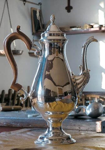 Johnny Is a silversmith for the Lapham's