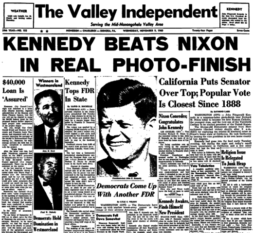 Kennedy elected