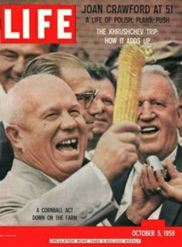 Khrushchev visits the U.S