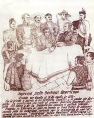 ACTA DE LA SUPREMA JUNTA NACIONL AMERICANA