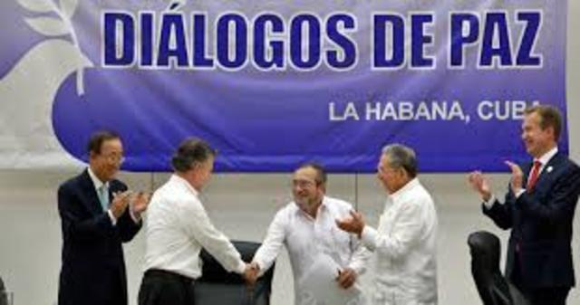 firma de terminación del conflito