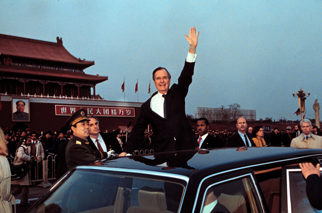 David Valdez and George H. W. Bush