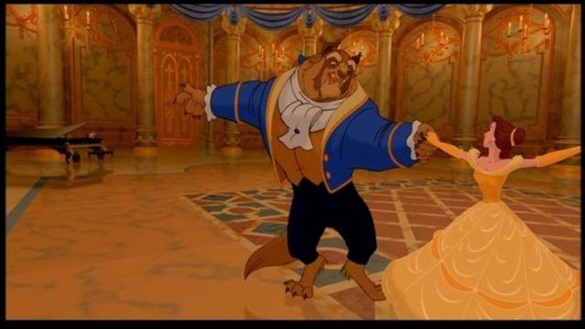 Beast begins to fall in love with Belle