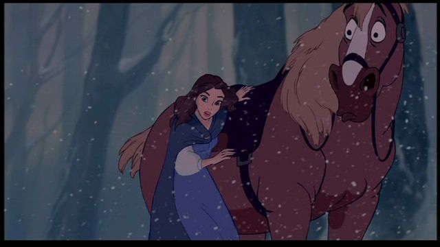 Belle goes to find her father