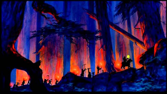 Gaston sends a mob to Maurice's