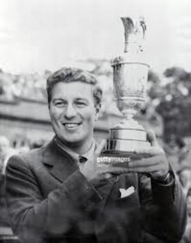 Peter Thomson becoming the first Australian to win the British Open. Thomson went on to win five Open titles.