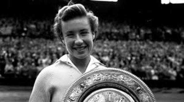 Margaret Court becoming the first woman during the open era (and the second woman in history) to win the singles Grand Slam (all four major tournaments in the same calendar year)