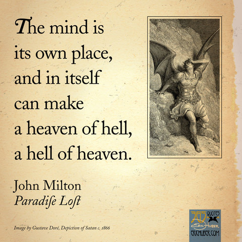 John Milton begins Paradise Lost