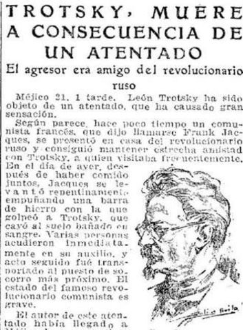 Muere León Trotsky.