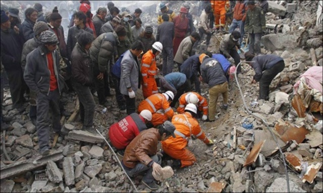 terremoto sacude a China.