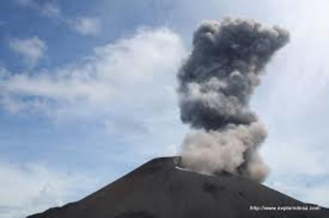 Krakatoa Eruption in Java/Sumatra