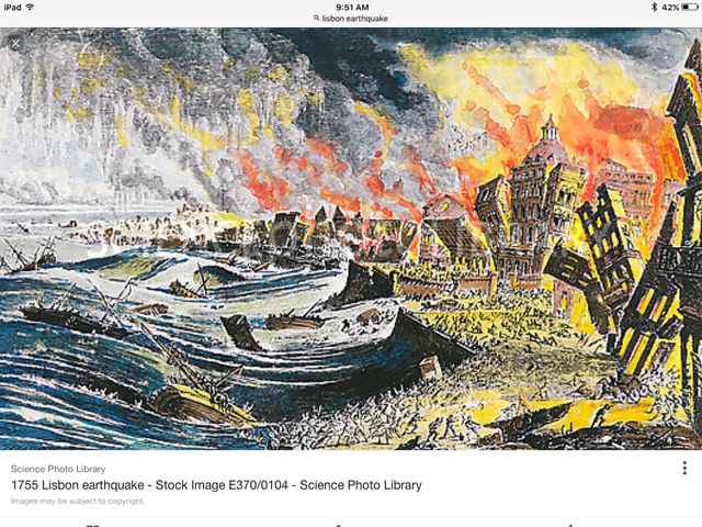 Lisbon Earthquake, Portugal.