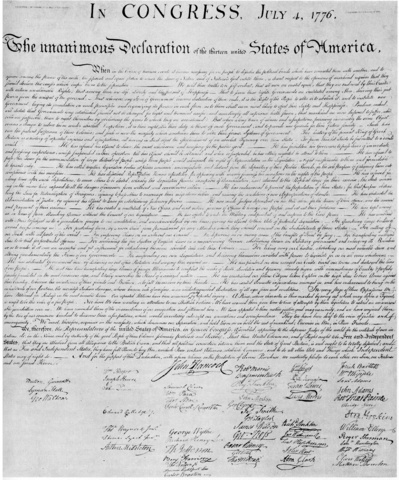 Declaration of Independence