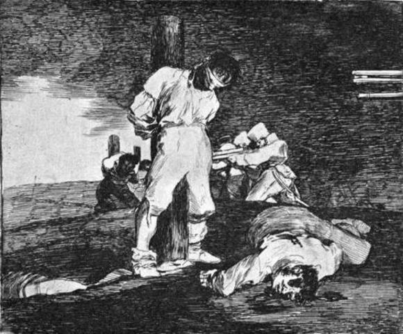 Y no hai remedio (And There's Nothing to Be Done), from Los Desastres de la Guerra (The Disasters of War), plate 15. Francisco de Goya. 1810-1823 C.E. (published 1863).