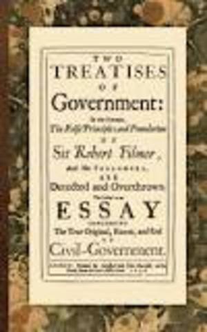 John Locke published Two Treatises of Government