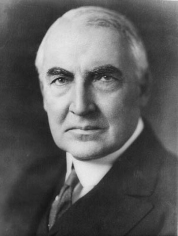 President Harding elected