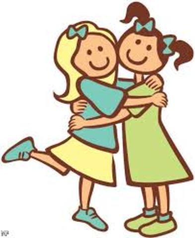 Yo conocí en mi mejor amiga.