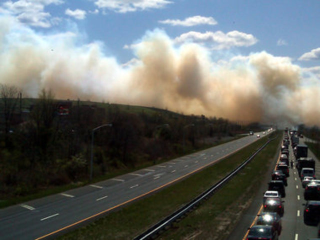 Brush Fires on Staten Island