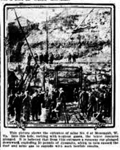 Major mine explosion in Cheswick.