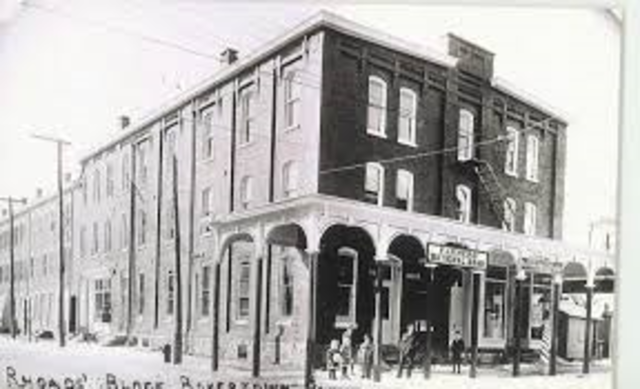 Rhoads Opera House Fire