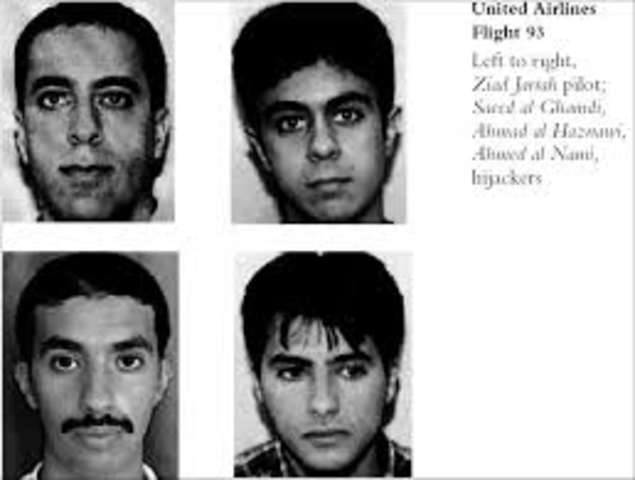 United Airlines flight 93 was hijacked. Also there was a tropical storm