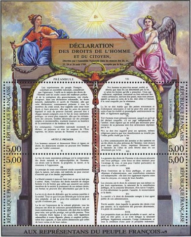 Declaración de los Derechos del hombre y del Ciudadano