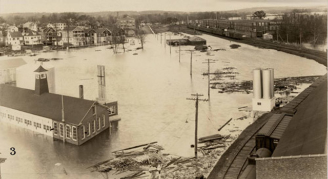 Floods in Connecticut River Valley.