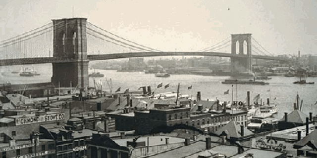 Brooklyn Bridge Opened