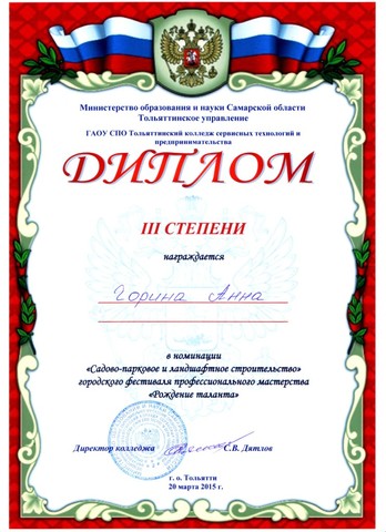 Подготовка студентов к конкурсу "Рождение талантов"