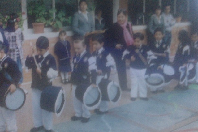 Mi primer día en la banda de guerra.