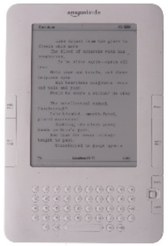 The Amazon Kindle (reading ebooks)
