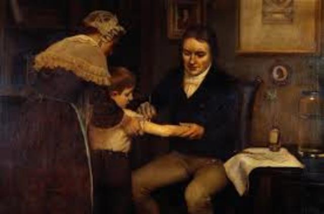Edward Jenner tests innoculation