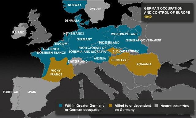 German Occupation of Europe and Asia