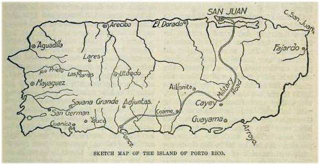 Los marinos estadosunidensesocupan el faro de Fajardo.