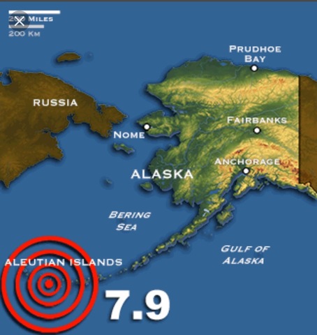 Aleutian earthquake