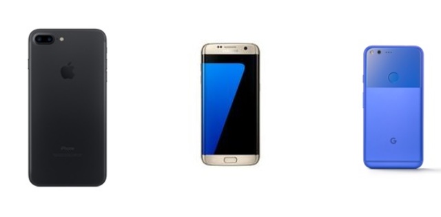 Top 3 smartphones as of  2016