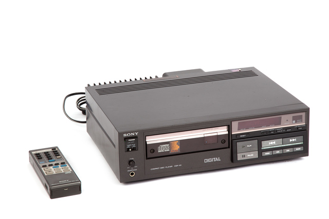1982 - First compact disc player