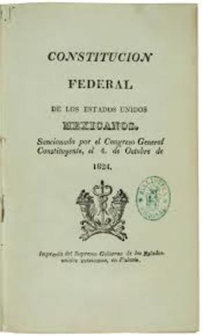 Constitución Federal de los Estados Unidos Mexicanos (octubre 4, 1824).