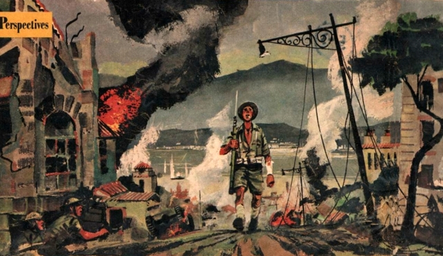 Royal rifles Retreat to Stanely