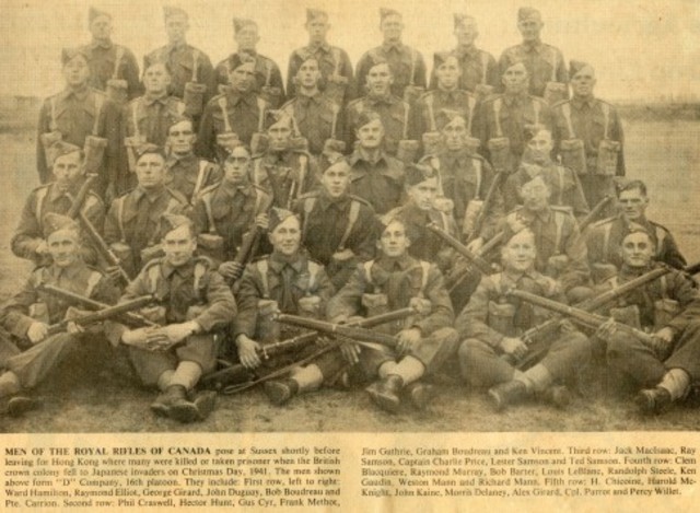 Canadian troops arrive on the HMCS Prince Robert