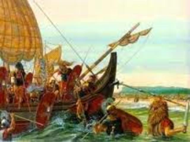 Disembarkation in Africa