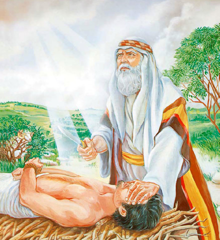 Kantaisä Aabraham saapui Kanaanin maahan