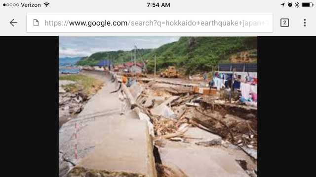Hokkaido Earthquake (Japan)