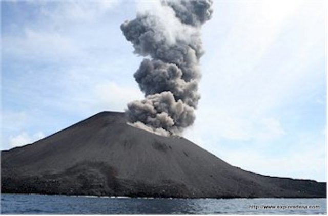 Krakatoa eruption (Java/ Sumatra)