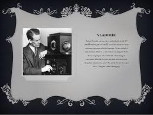 1923, Nace la Televisión por Vladimir Zworykin.