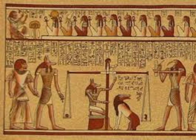 1530 DC. Egipto, utilización del papiro