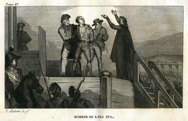 Ejecución del rey de Francia Luis XVI