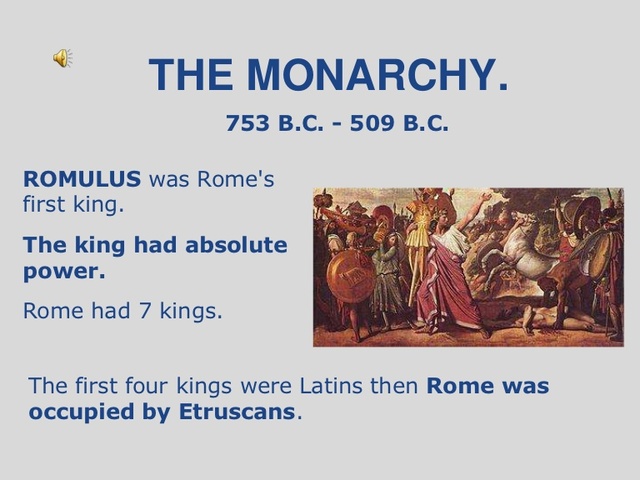 Monarchy-Ancient Rome