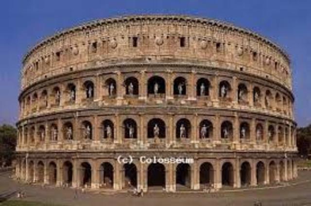 Roman Colosseum Inauguration
