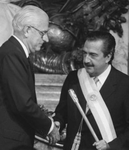 Alfonsín presidente.